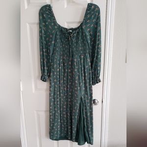 American Eagle Smocked Midi Dress